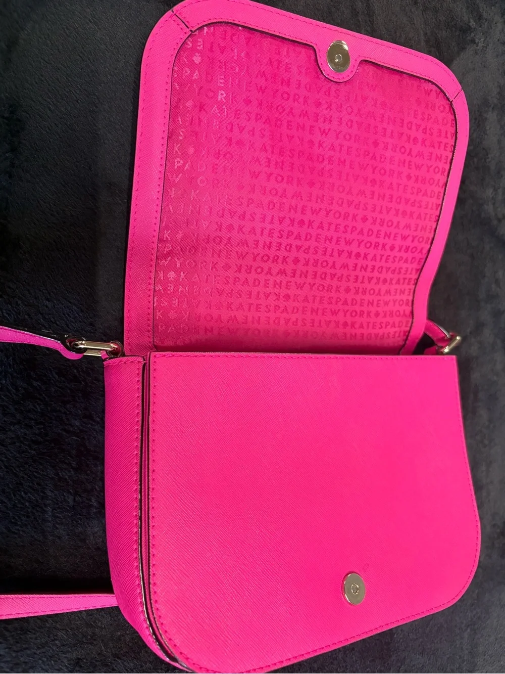 kate spade Bright Fuchsia Leather Crossbody Bag